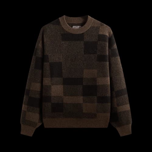 Kith Lewis Check Sweater 'Kindling'