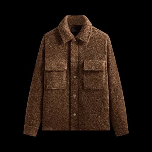Kith Boucle Puffed Ace Shirt Jacket 'Terra'