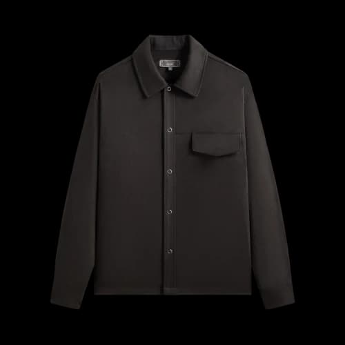 Kith Montague Microsuede Shirt 'Black'