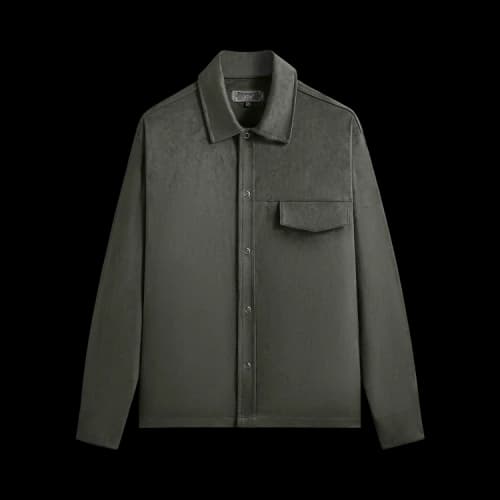 Kith Montague Microsuede Shirt 'Cypress'