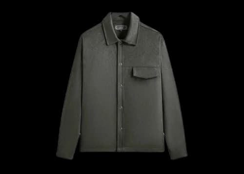 Kith Montague Microsuede Shirt Black