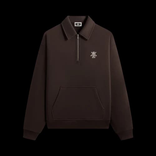 Kith Quarter Zip Popover Sweatshirt 'Kindling'