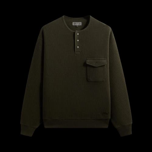 Kith Striped Interlock Samson Henley 'Kalamon'