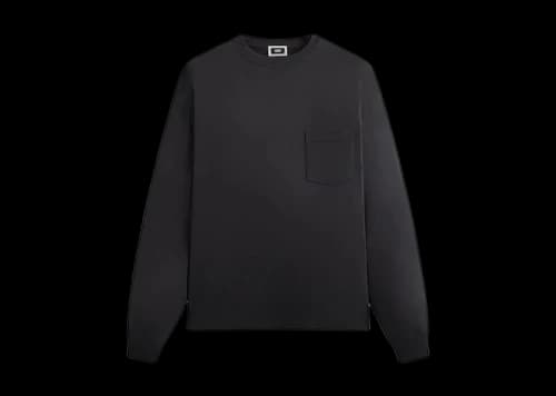Kith Long Sleeve Leonard Pocket Tee Carbon