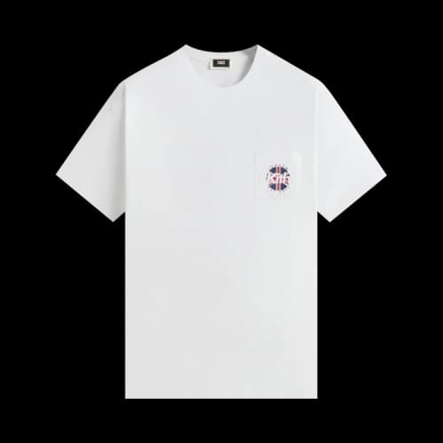 Kith Union Jack Shield Vintage Tee 'White'