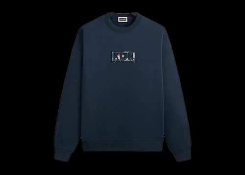 Kith x Columbia Patchwork Vintage Nelson Crewneck Nocturnal