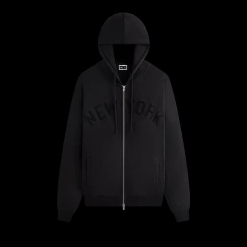 Kith For The New York Yankees Braxton Full Zip Hoodie 'Black'