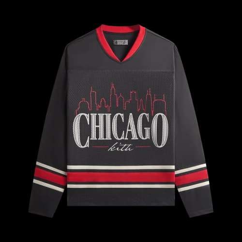 Kith Chicago Long Sleeve Malik Jersey 'Black'