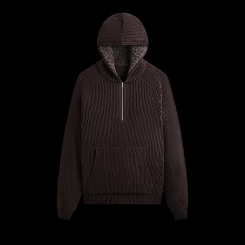 Kith Merino Knit Quarter Zip Hoodie 'Kindling'