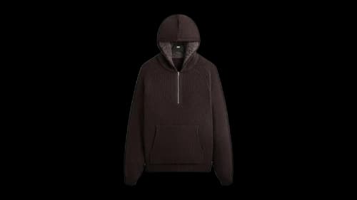 Kith Merino Knit Quarter Zip Hoodie Kindling