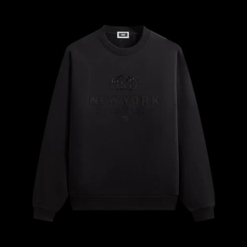 Kith New York To The World Crown Crewneck 'Black'