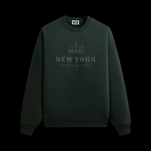 Kith New York To The World Crown Crewneck 'Stadium'