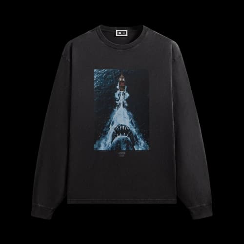 Kith For Jaws Boat Poster Vintage Tee 'Black'
