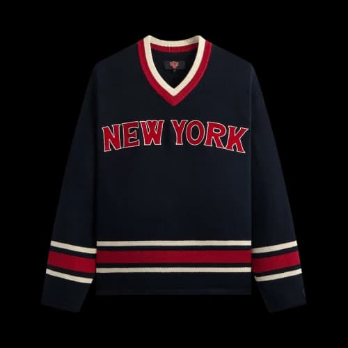 Kith For The New York Knicks Classic Beau Knit Sweater 'Nocturnal'