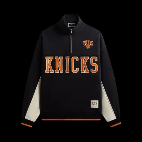Kith For The New York Knicks Madison Square Garden Vintage Nelson Quarter Zip 'Black'