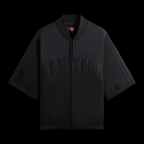 Kith For The New York Knicks Tricot Full Zip Sweater 'Black'