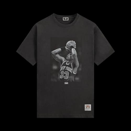 Kith For The New York Knicks Patrick Ewing Vintage Tee 'Black'