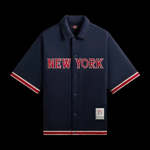 Kith For The New York Knicks Bernard King Woodpoint Shirt 'Nocturnal'