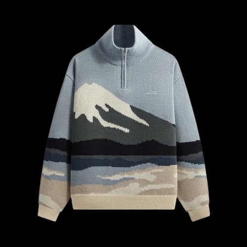 Kith Scenic Wyona Quarter Zip Sweater 'Kindred'
