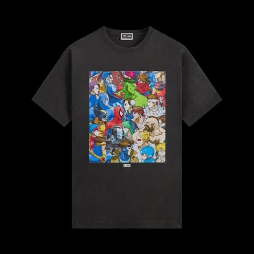 Kith x Marvel vs. Capcom Clash Of Super Heroes Vintage Tee 'Black'