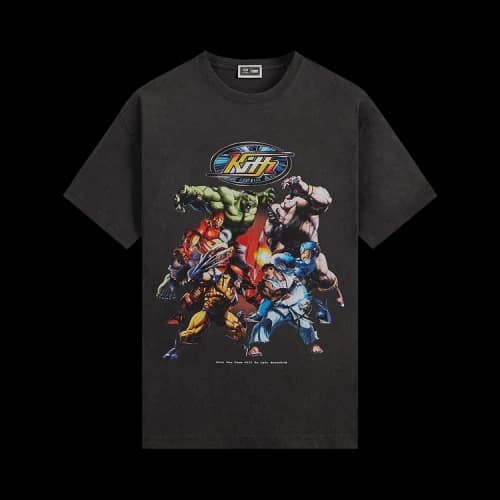 Kith x Marvel vs. Capcom Final Fight Vintage Tee 'Black'