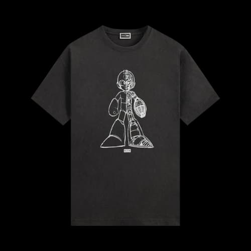 Kith x Capcom Mega Man Sketch Vintage Tee 'Black'