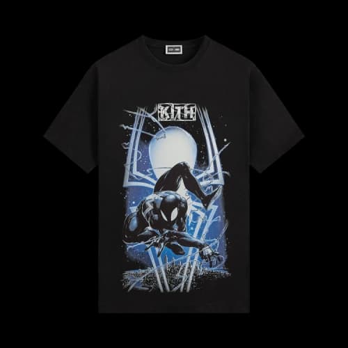 Kith x Marvel Symbiote Spiderman Vintage Tee 'Black'