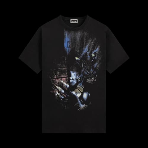 Kith x Marvel Panther Vintage Tee Black 'Black'