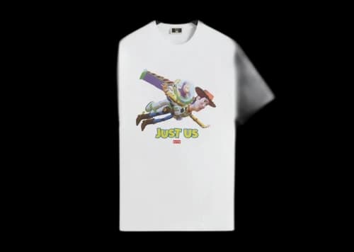 Kith x Disney Pixar Just Us Flying Vintage Tee White