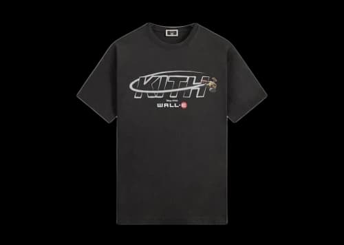 Kith x Disney Pixar Wall-E Orbit Vintage Tee Black