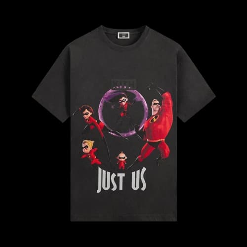 Kith x Disney For Pixar The Incredibles Just Us Vintage Tee 'Black'