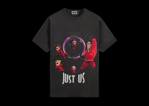 Kith x Disney Pixar The Incredibles Just Us Vintage Tee Black