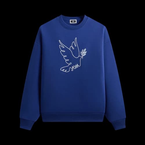 Kith Hanukkah Dove Nelson Crewneck 'Current'
