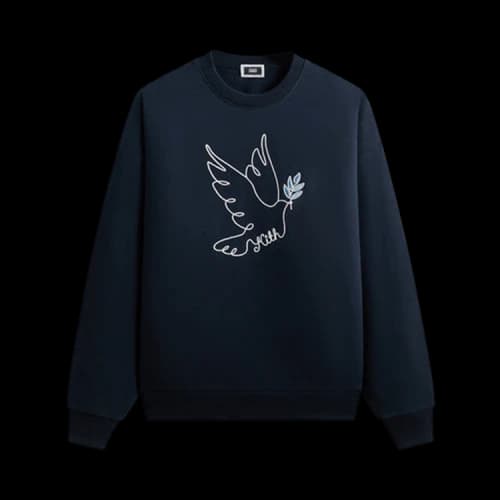 Kith Hanukkah Dove Nelson Crewneck 'Nocturnal'