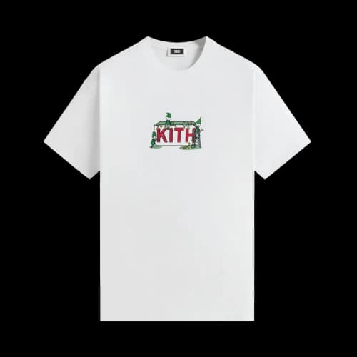 KITH Kithmas 2025 Elf Factory T-Shirt 'White'