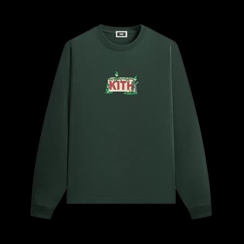 KITH Kithmas 2025 Elf Factory Long Sleeve T-Shirt 'Stadium'