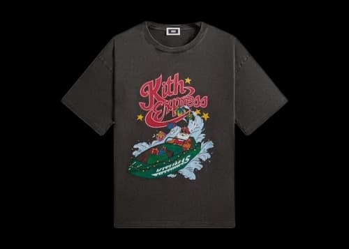 Kith Kithmas Express Jones Vintage Tee Black