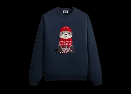 Kith Kithmas Otter Nelson Crewneck Nocturnal