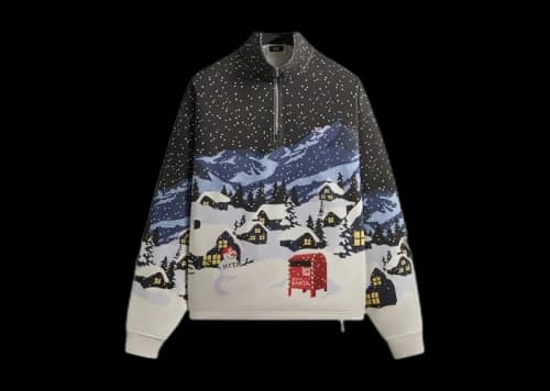 Kith Kithmas Village Quarter Zip Black