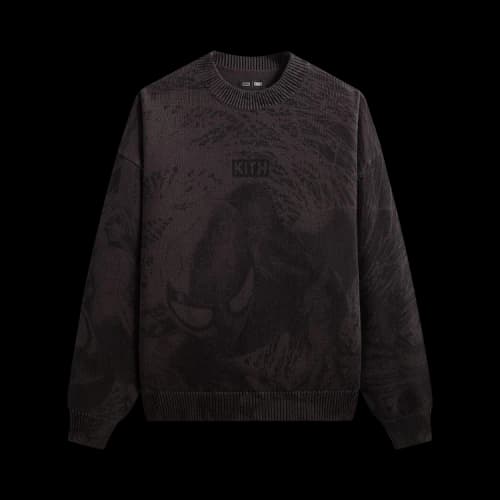 Kith x Marvel Spiderman Crewneck Sweater 'Carbon'