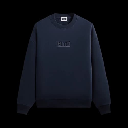 KITH Classic Logo Nelson Crewneck 'Nocturnal'