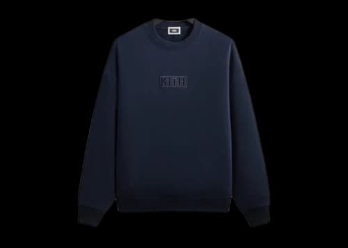 Kith Classic Logo Nelson Crewneck Nocturnal