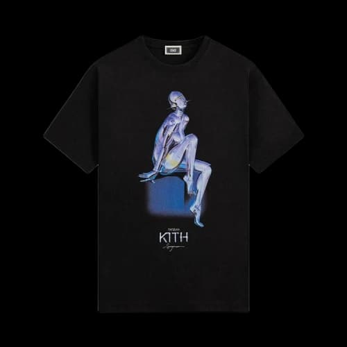 Kith For Nanzuka Gallery Sorayama Model A Stitch Tee 'Black'