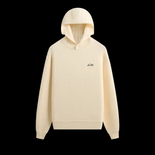 Kith Lucero Knit Hoodie 'Sandrift'