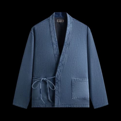 Kith Indigo Fleece Karter Gi Jacket 'Vast'