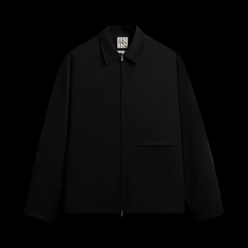 &Kin For Kith Origins Long Sleeve Davenport Tropical Wool Shirt 'Black'
