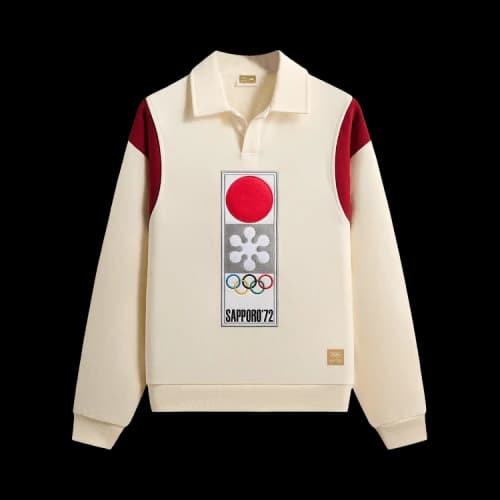 Kith For Olympics Heritage Sapporo Vintage Nelson Rugby 'Sandrift'