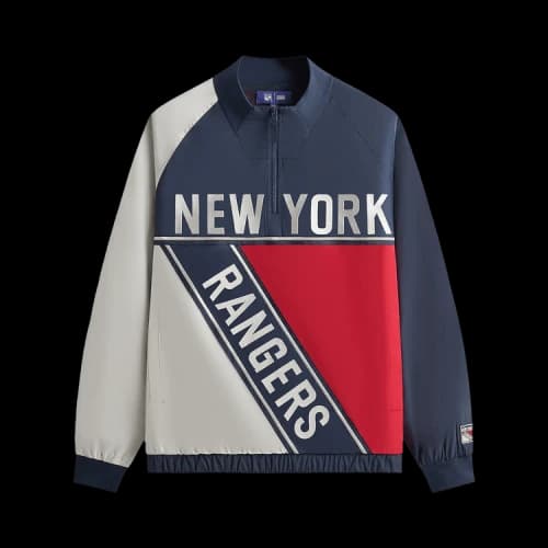Kith x New York Rangers Nylon Quarter Zip Nocturnal