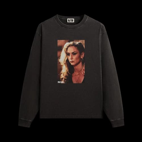 Kith For The Sopranos Adriana Vintage Long Sleeve Tee 'Black'