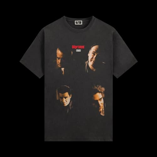 Kith For The Sopranos Characters Vignette Vintage Tee 'Black'